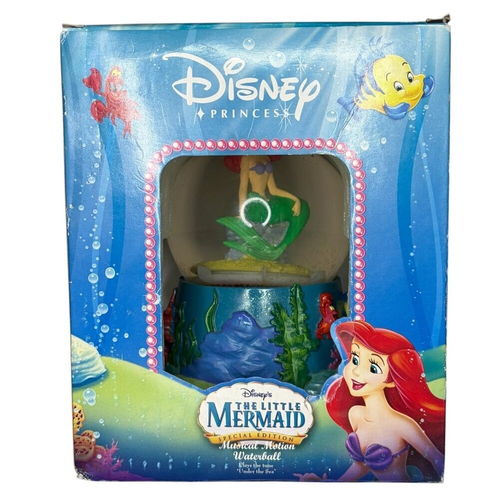 Disney The Little Mermaid “Under The Sea” Musical Snow Globe Waterball Princess